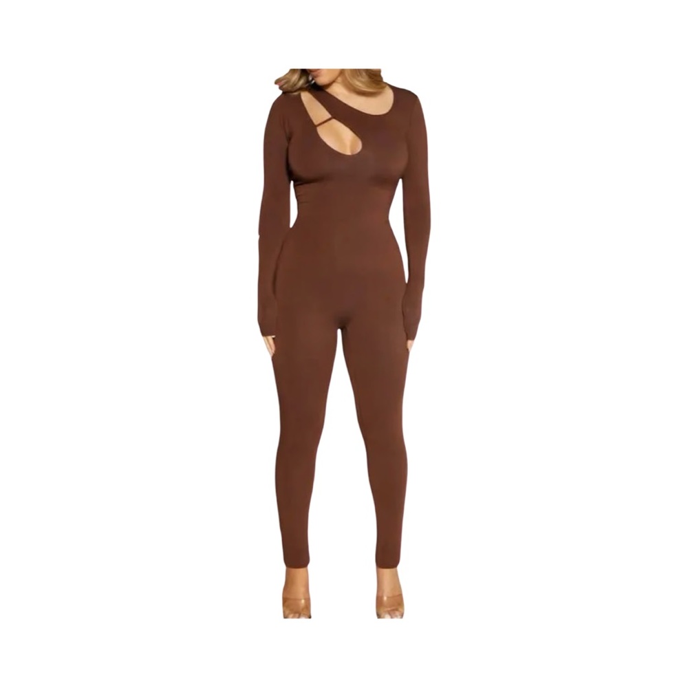Naked wardrobe cutout catsuit - size L